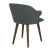 Spencer | Grey, Dark Grey. Blue  Mid Century Wooden Dining Chairs | Dark Grey