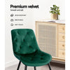 Stamford | Modern Metal Velvet Dining Chairs | Set Of 2