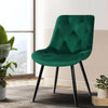 Stamford | Modern Metal Velvet Dining Chairs | Set Of 2
