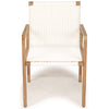 Summerset | Mid Century, Coastal Wooden Outdoor Dining Chair With Arms
