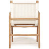 Summerset | Mid Century, Coastal Wooden Outdoor Dining Chair With Arms
