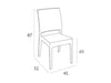 Arcadia | Modern, Stackable, Plastic Outdoor Dining Chairs | Set Of 2