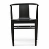 Archer | Natural Wood, Black, White Plastic, Scandinavian, Mid-Century, Wooden Dining Chair: Set of 2-Only Dining Chairs