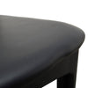 Bowman | Black, Wooden, PU Leather, Mid – Century Dining Chair: Set of 2-Only Dining Chairs