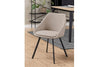 Carlton | Beige Upholstered Modern Dining Chair