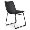 Chatfield | Black, Fabric, Upholstered, Modern, Metal Dining Chair: Set of 2-Only Dining Chairs