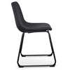 Chatfield | Black, Fabric, Upholstered, Modern, Metal Dining Chair: Set of 2-Only Dining Chairs