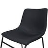 Chatfield | Black, Fabric, Upholstered, Modern, Metal Dining Chair: Set of 2-Only Dining Chairs