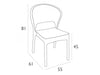 Clovelly | Coastal, Stackable, Plastic Outdoor Dining Chairs | Set Of 2
