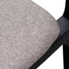 Garner | Anchor Grey, Caramel Grey, Fabric, Upholstered, Rattan, Coastal, With Arms, Modern, Wooden Dining Chair-Only Dining Chairs