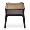 Garner | Anchor Grey, Caramel Grey, Fabric, Upholstered, Rattan, Coastal, With Arms, Modern, Wooden Dining Chair-Only Dining Chairs