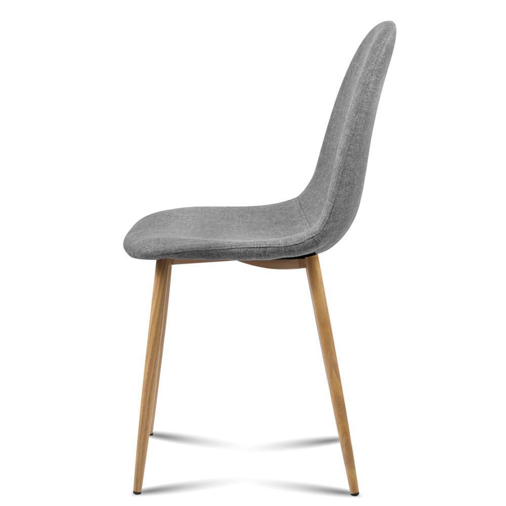 Hansen | Light Grey Mid Century Dining Chairs | Set Of 4 | Light Grey