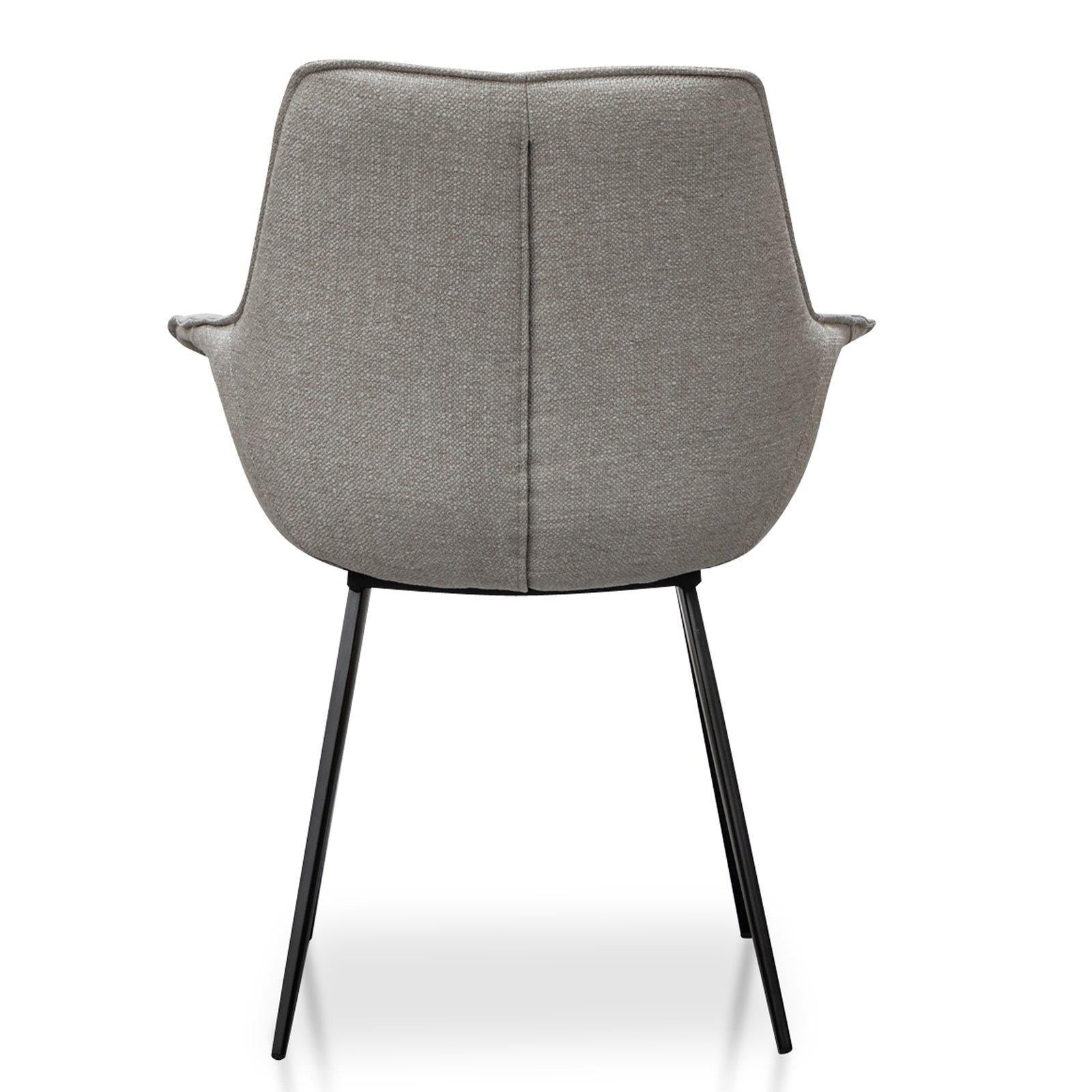 Hillsborough | Fabric & Velvet Modern Dining Chairs | Set Of 2 | Beige