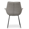 Hillsborough | Dark Green, Velvet, Beige, Fabric Upholstered, Metal, Contemporary Dining Chairs: Set of 2-Only Dining Chairs