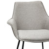 Hillsborough | Dark Green, Velvet, Beige, Fabric Upholstered, Metal, Contemporary Dining Chairs: Set of 2-Only Dining Chairs