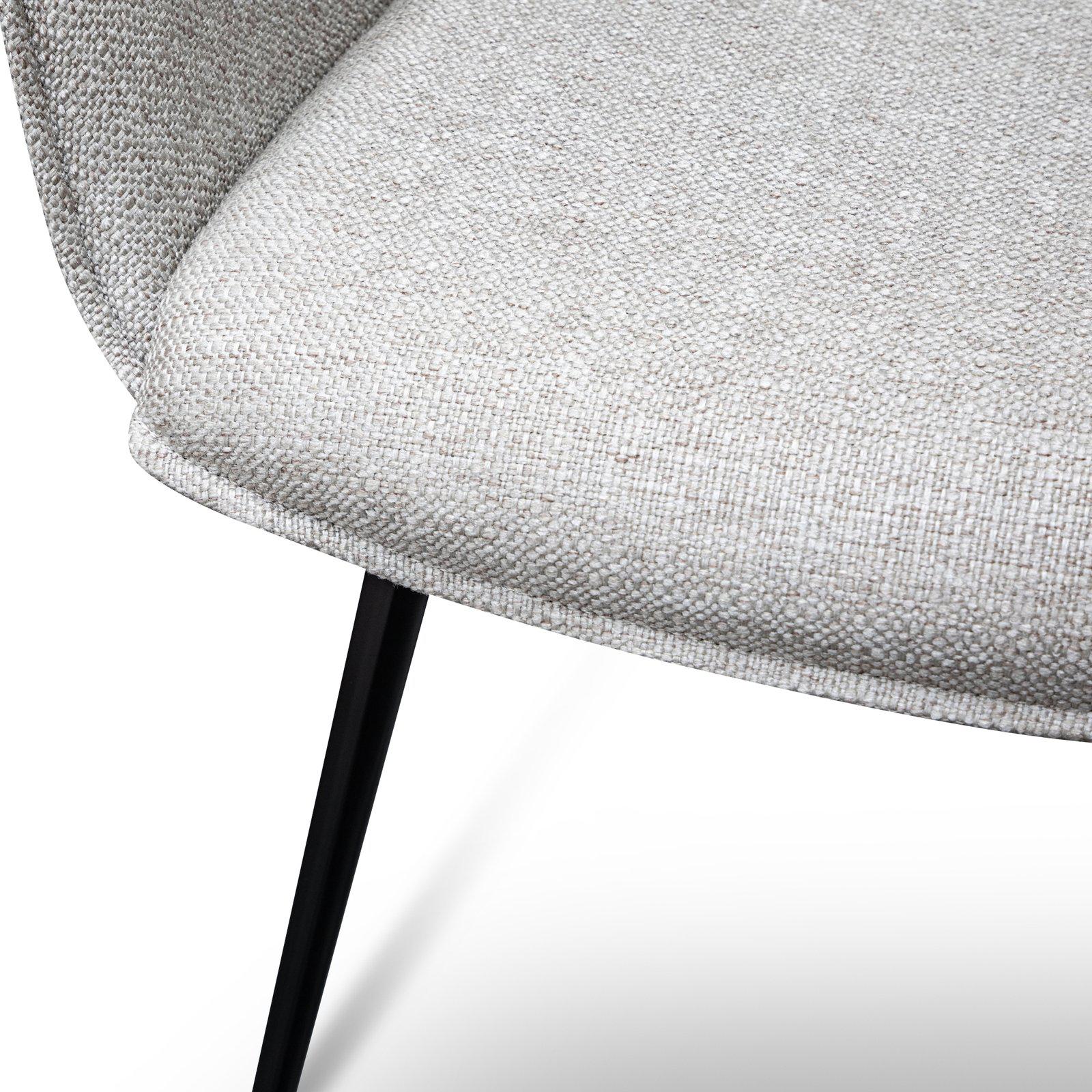 Hillsborough | Fabric & Velvet Modern Dining Chairs | Set Of 2 | Beige