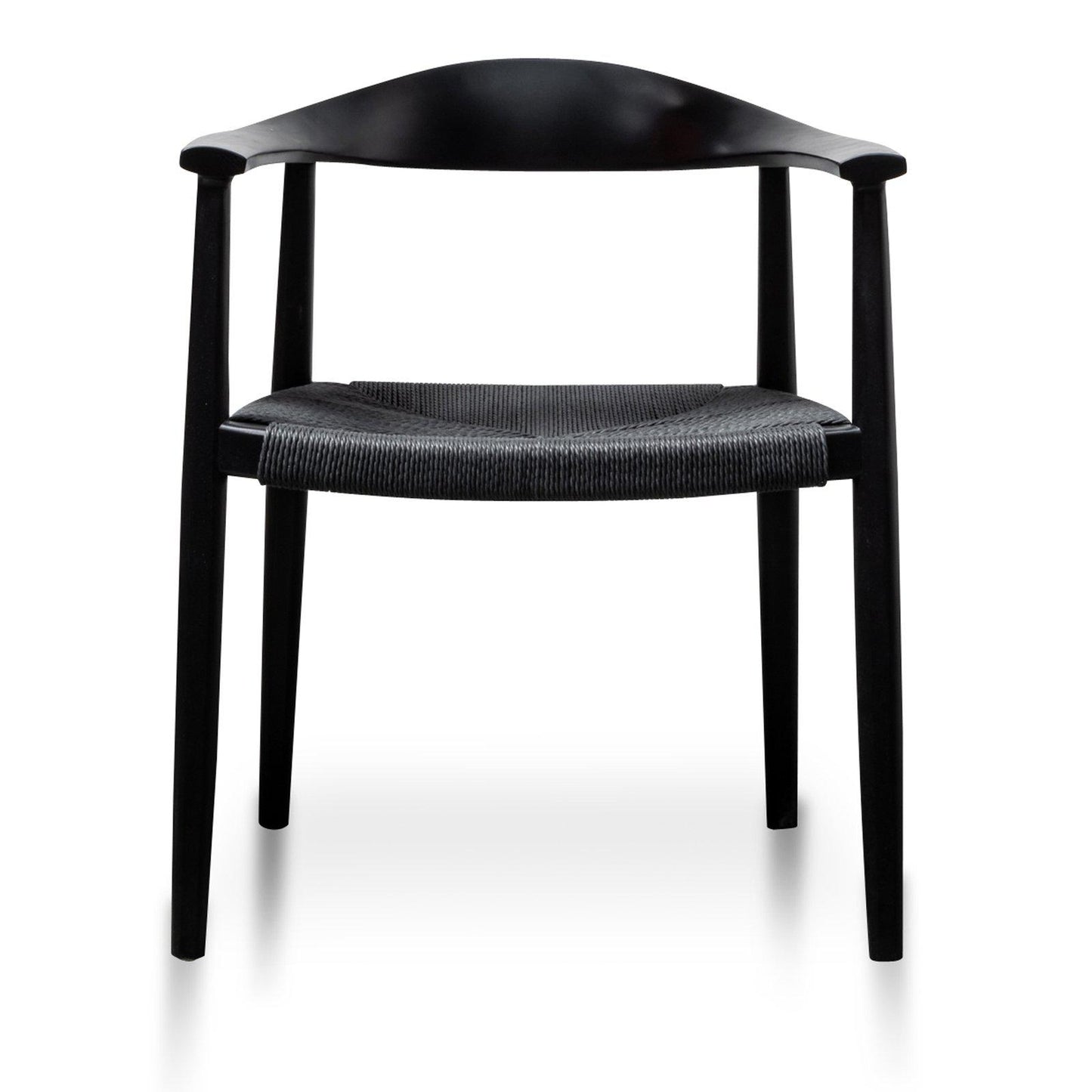 Kensington | Black, Wooden, Mid Century Dining Chair | Black