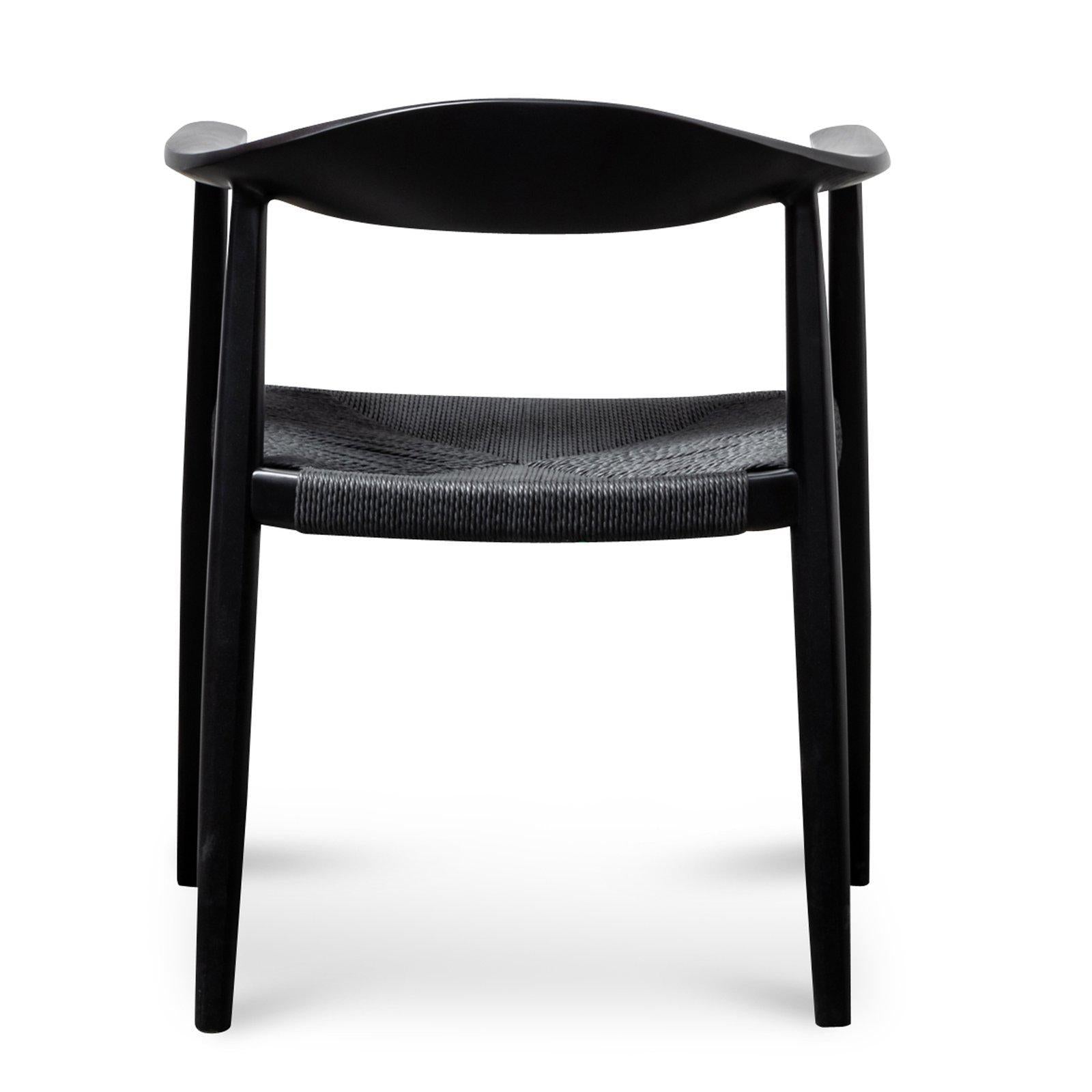 Kensington | Black, Wooden, Mid Century Dining Chair | Black