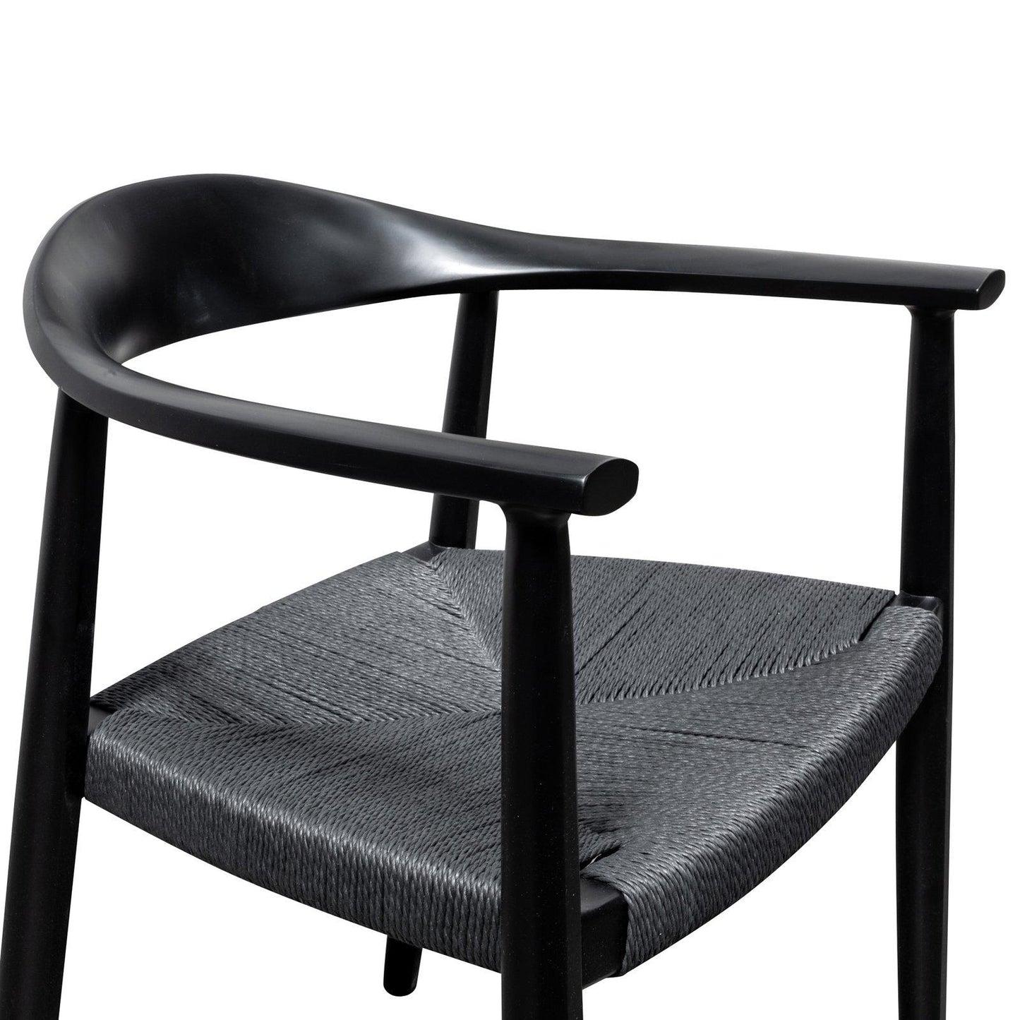 Kensington | Black, Wooden, Mid Century Dining Chair | Black