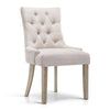 La Pyrenee | Fabric French Provincial Wooden Dining Chairs | Set Of 2