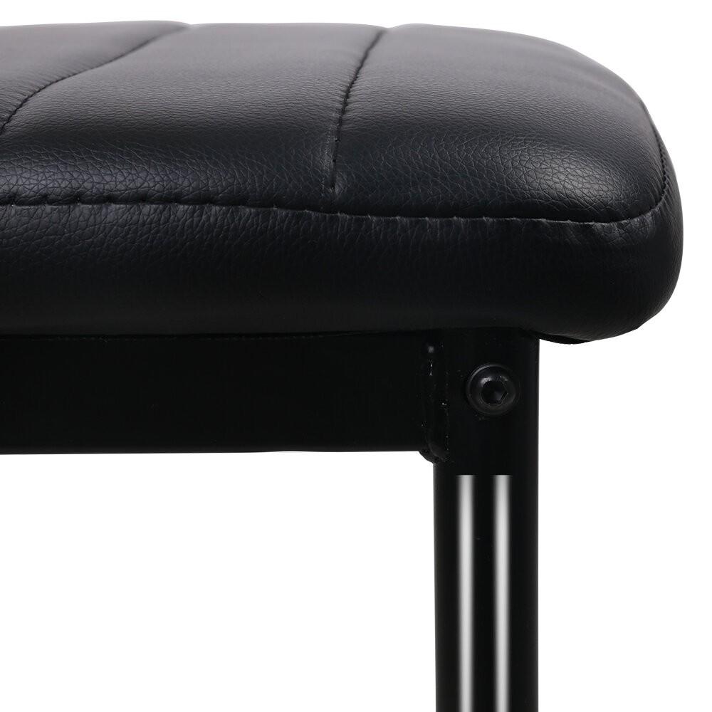 Manhattan | Black PVC Dining Chairs | Set Of 4