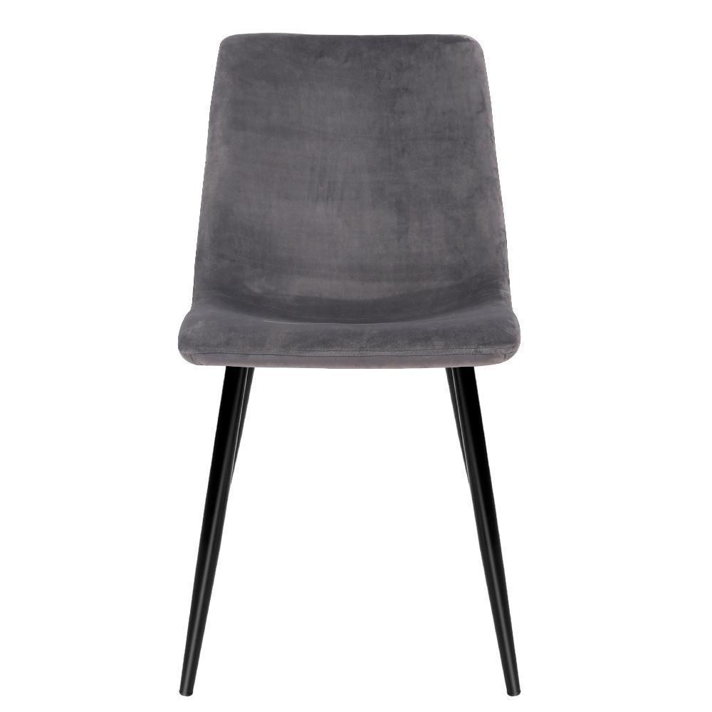 Marion | Grey Velvet Dining Chairs | Set Of 4 | Grey
