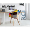 Marlo Version 2 | Modern, Paint Work, Multi Colour, Fabric, Wooden Dining Chairs: Set of 2-Only Dining Chairs