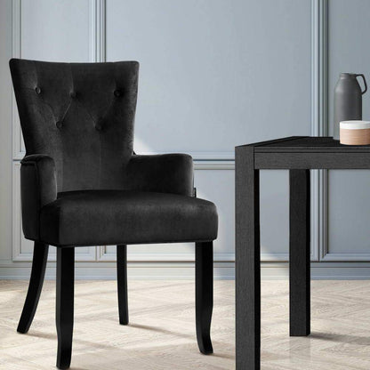 Marseille | Black, French Provincial Chairs, Wooden Dining Chairs | Black