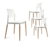 Mayfair | Scandinavian White Dining Room Chairs Australia | Set Of 4