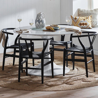 Ramsgate | Scandinavian Mid Century Dining Chairs | Set Of 2 | Black